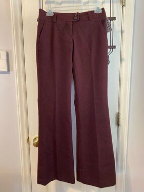 NWT Divided by H&M  sz. 4 Burgundy bootcut slacks